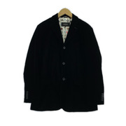 BURBERRY BLACK LABEL ジャケット ベロアテーラードジャケット M BLK