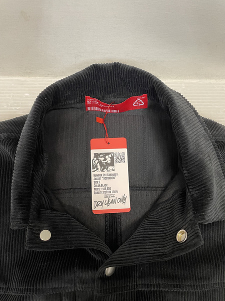 MAISON CASANOVA コーデュロイジャケット 1 ブラック