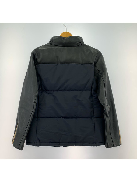 hysteric glamour レザーダウンジャケット 黒(S)
