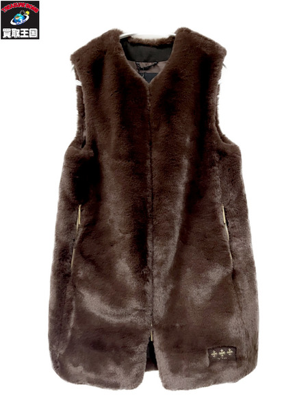 TATRAS POLLINA ボアベスト 01 ブラウン