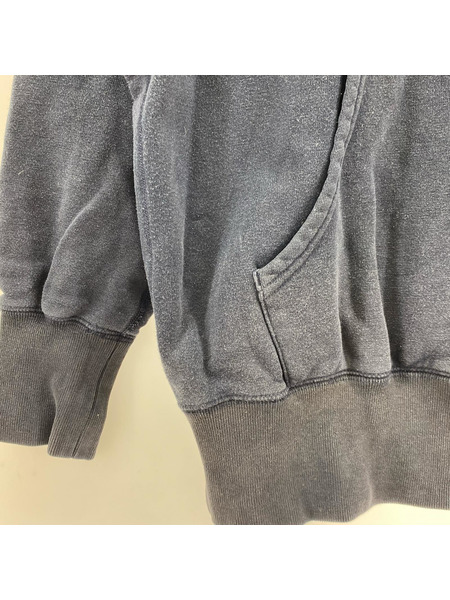 LOOPWHEELER パーカー(ジップアップ) 日本製 ダブルジップフーディー XL NVY