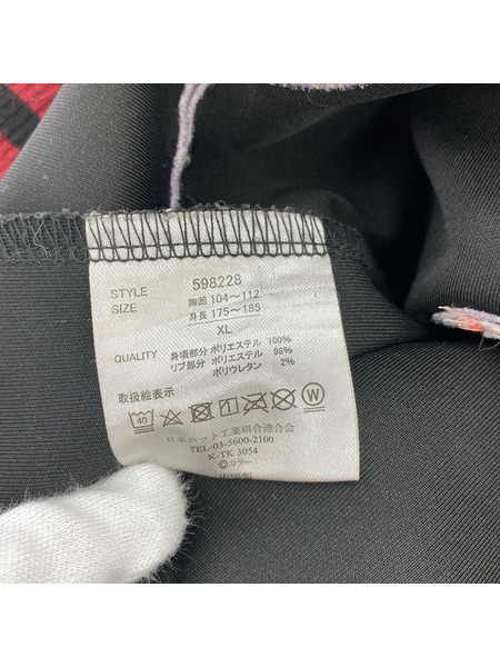 錦 BRAND×EVANGELION エヴァンゲリオン 流水アスカ 刺繍スカジャン XL ブラック