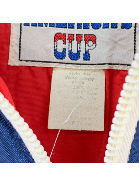 AMERICA'S CUP 60s ロケットTALON ナイロンジャケット L NVY[値下]
