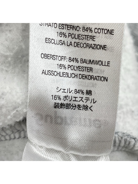 Supreme パーカー 25aw satin applique グレー M