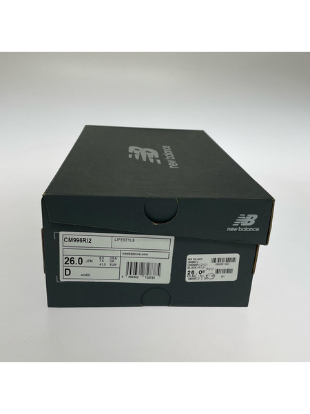 NEW BALANCE スニーカー CM996RI2 BLACK (26.0)