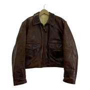 . レザージャケット Aero Leather ホースハイド 内ボア レザージャケット 38