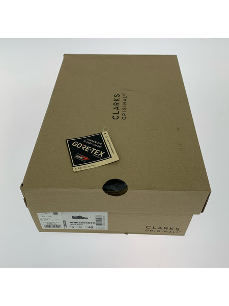 Clarks Originals シューズ Wallabee GORE-TEX 黒 (26.5)