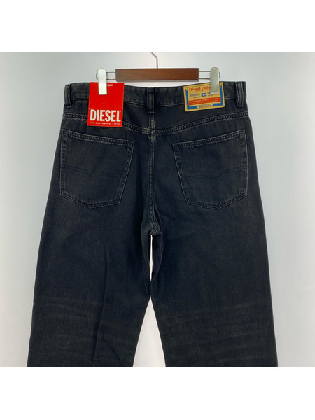 DIESEL 2001 D-MACRO ブラックデニムパンツ 32 黒 タグ付