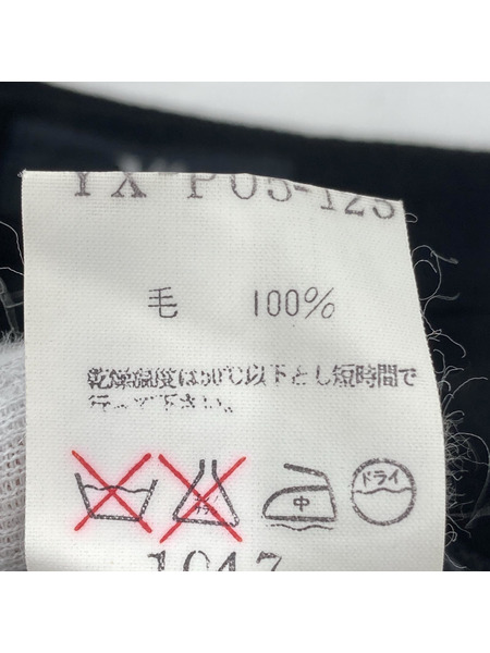 Y's ウールパンツ　ブラック