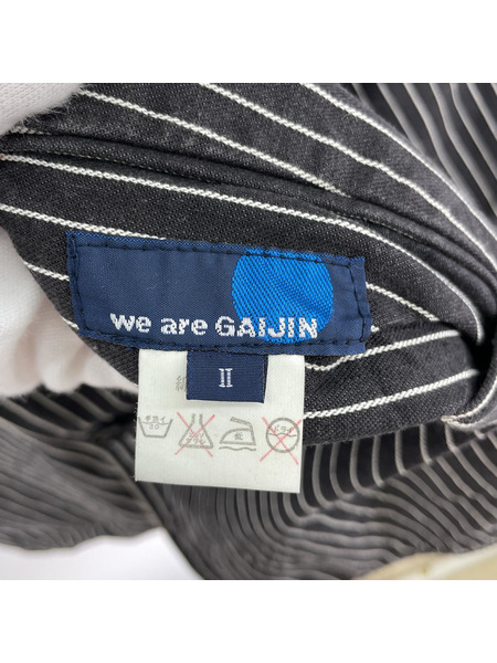 GAIJIN MADE ジャケット ヒッコリー Pコート ブラック 2