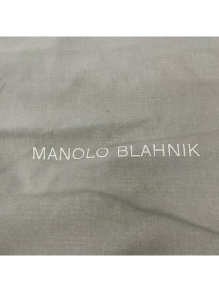 Manolo Blahnik パンプス・ヒール HANGISI-VEN 35 ピンク