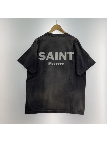 SAINT MICHAEL×EVANGELION SS TEE/NEON GNSIS/BLACK L