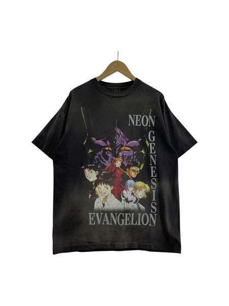 SAINT MICHAEL×EVANGELION SS TEE/NEON GNSIS/BLACK L