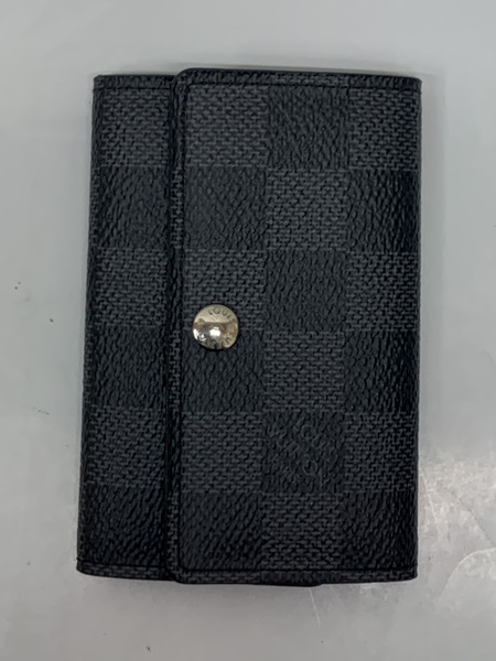 LV ダミエ・グラフィット ミュルティクレ6 N62662 開封品 ルイ ヴィトン 6連 キーケース 鍵 6本
