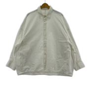 NONNOTTE 25ss ヘビーブロード ドレーピングシャツ 5 白 N-25S-002