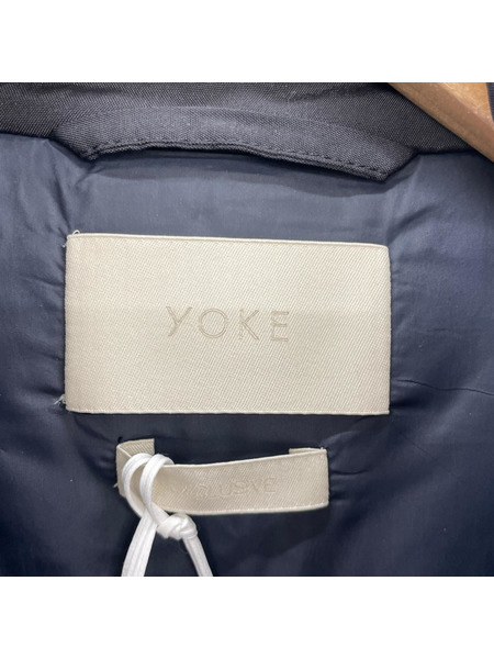 YOKE ダウンジャケット 25AW Nylon Puffer Blouson BLK (2)
