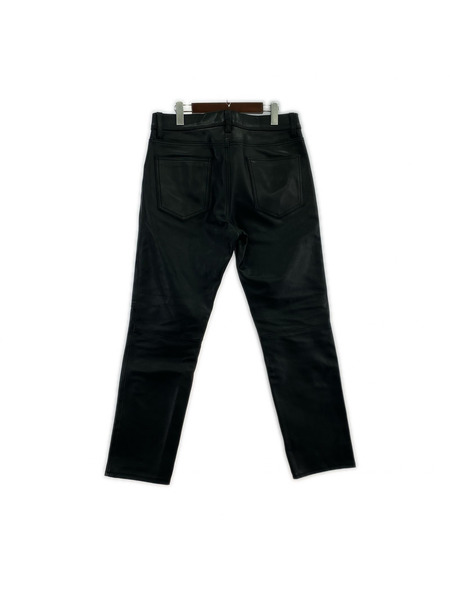 BEAMS ソノ他 lrather pants/blk/L