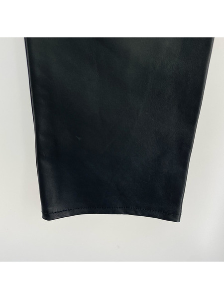 BEAMS ソノ他 lrather pants/blk/L
