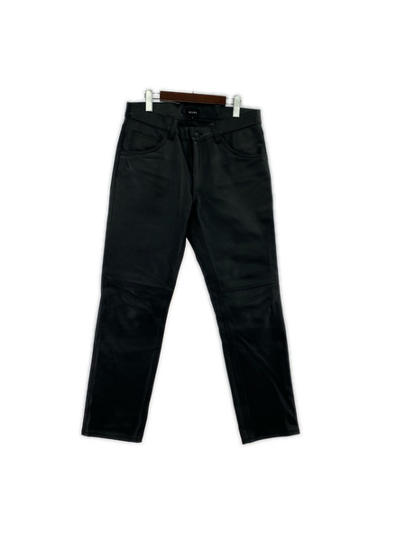 BEAMS ソノ他 lrather pants/blk/L