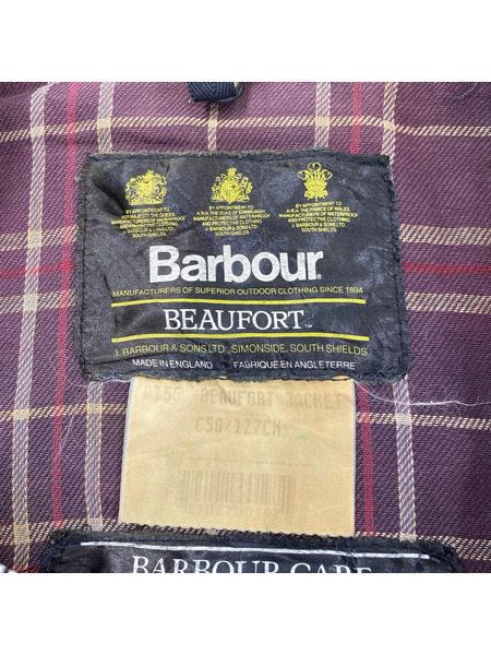 ジャケット 90s BEAUFORT オイルドジャケット ネイビー