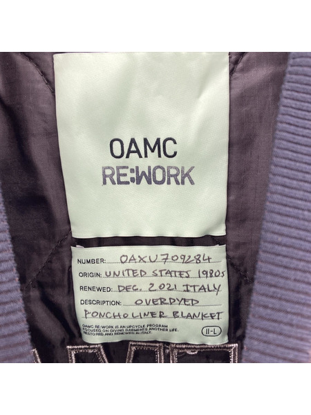 OAMC スウェット・トレーナー PEACEMARK WORK QUILTED SWEATSHIRTS[値下]