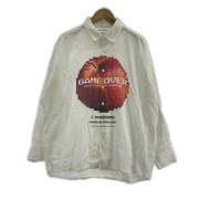 SHAREEF 長袖シャツ 19AW DOT APPLE BIG SHIRT 白 (1)