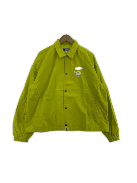 A BATHING APE ジャケット コーチジャケット グリーン S