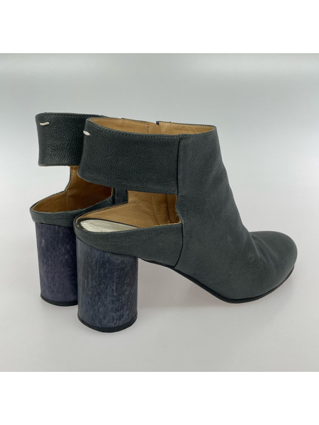 MAISON MARGIELA ヒールブーツ 36 チャコール