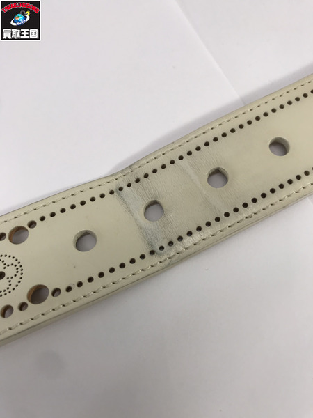 LV ベルト　サンチュールフェニックス　白