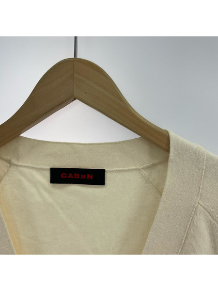 CABaN カーディガン L ホワイト