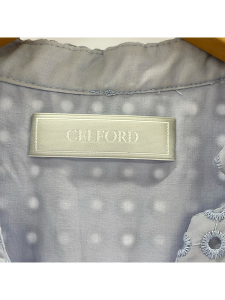 ノースリーブワンピース CELFORD ノースリーブワンピース ブルー