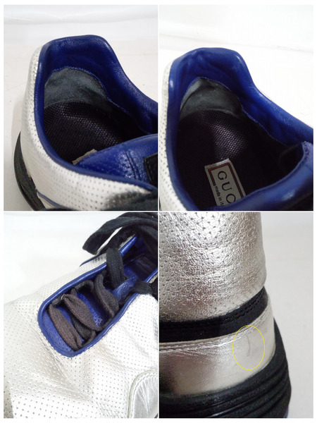 靴 GUCCI/スニーカー/8/シルバー/225146[値下]