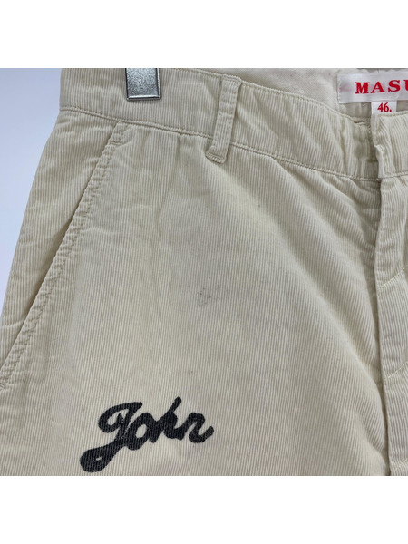 MASU パンツ ×XVERDY 25SS M.B.C. MEMORIAL PANTS 白 46