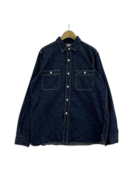 WAREHOUSE 長袖シャツ DUCK DIGGER デニム インディゴ 40
