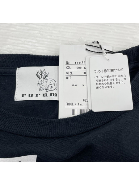 長袖Tシャツ・カットソー rurumu boys in the grrrls long sleeve 黒[値下]