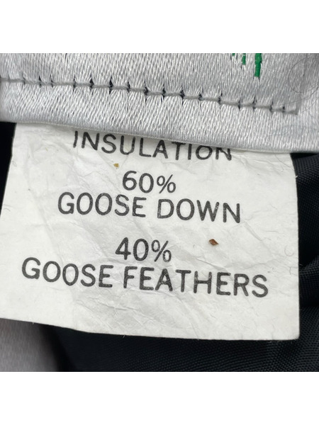 schott ダウンベスト ブラック ナイロン