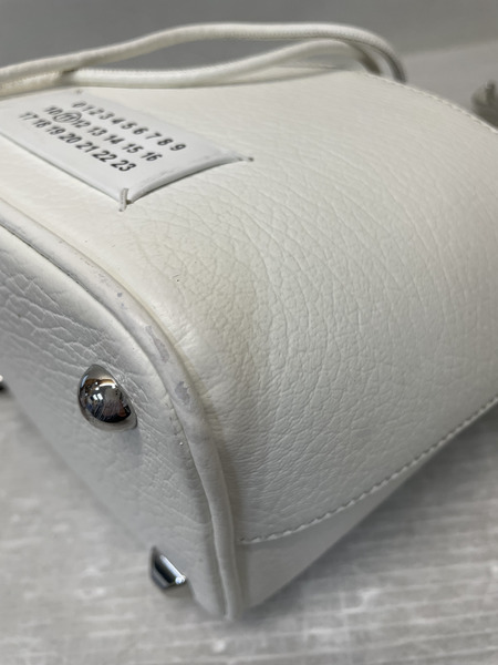 MAISON MARGIELA 5AC バケットバッグ ホワイト S61WG0035