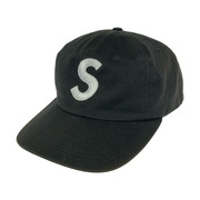 Supreme キャップ Sロゴ BLK