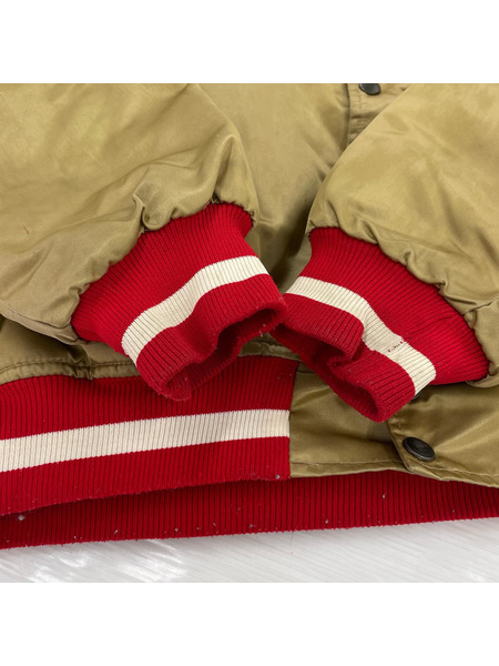STARTER ジャケット 80s USA製 49ers スタジアムジャケット ベージュ