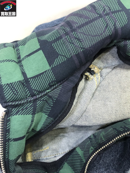 A BATHING APE デニムジャケット X TOMMY HIFILGER 2WAY Denim Jacket