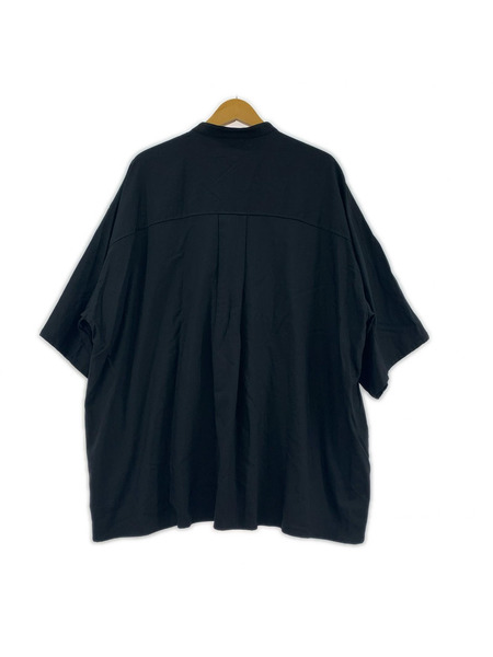 graphpaper 半袖シャツ シルク 半袖シャツ 黒 F GM201-50043