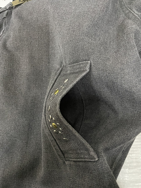 MADOKA ジップダックブルゾン OS ブラック