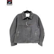 MADOKA ジップダックブルゾン OS ブラック