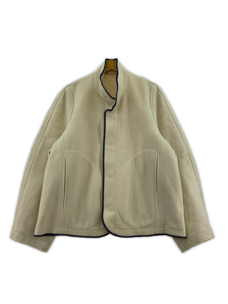 ジャケット 3MAN ブランケットジャケット 白