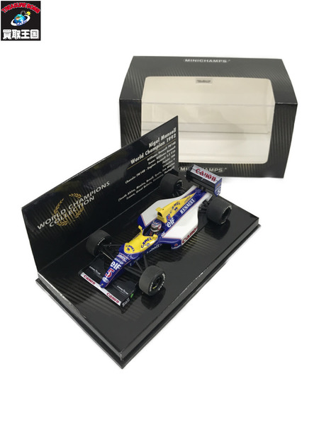 1/43スケールカー ウィリアムズ ルノー FW14B 1992｜商品番号