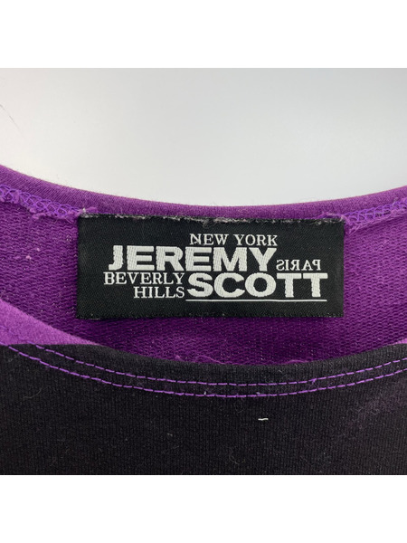 JEREMY SCOTT 半袖Tシャツ・カットソー 04SS ゼブラ柄 レイヤードカットソー