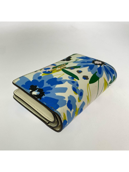 kate spade new york コンパクトウォレット 二ツ折リ/花柄