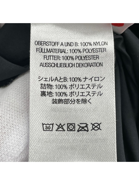 Supreme ダウンジャケット Stripe puffer Jacket BLK  S