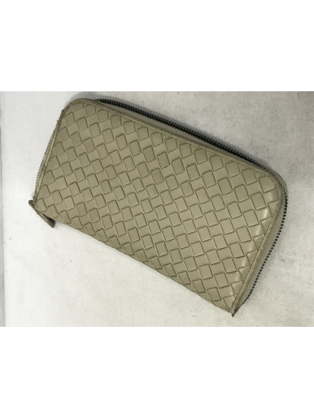 長財布 Bottega Veneta イントレチャート ラウンドファスナー 長財布[値下]
