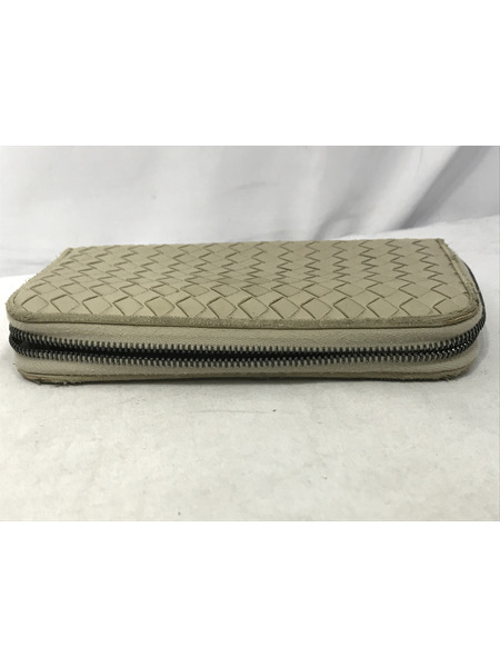 長財布 Bottega Veneta イントレチャート ラウンドファスナー 長財布[値下]